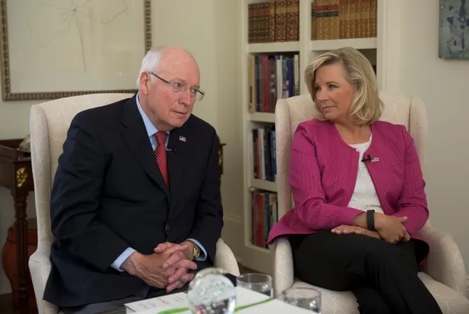 Dick Cheney with Harris about Trump